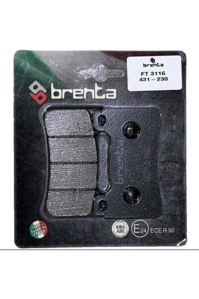 Brenta 431-230 2004-2016 Honda CBR 1000 RR Uyumlu Ön Fren Balatası Organik Ba...