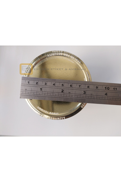 Erosen Etiket&Ambalaj Kavanoz Emniyet Bandı 82-85mm Kapak Baskılı (1750 ADET)