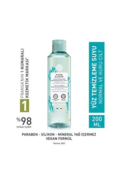 Yves Rocher Pure Algue-Detoks Etkili, Nemlendirici ve Canlandırıcı Prebiyotik...