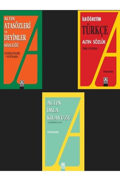 Altın Kitaplar Altın Kitap Ilköğretim Türkçe Sözlük-imla Klavuzu-atasözü Ve D...