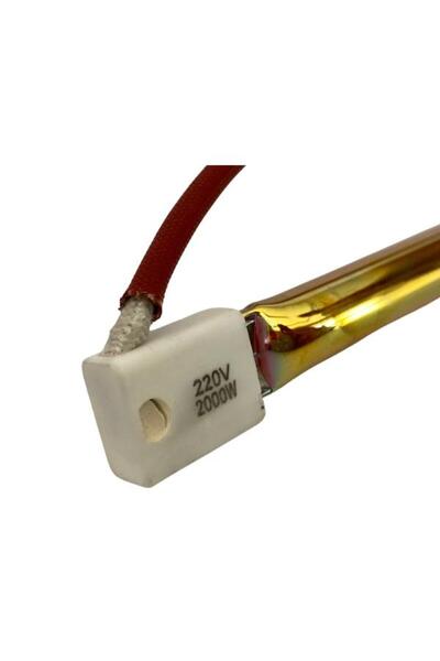 2YÜZ10İKİ HALOJEN INFRARED ISITICI LAMBA 2000W GOLDSUN, CAFESUN, HOTTABLE VB. MARKA ISITICILARLA UYUMLU