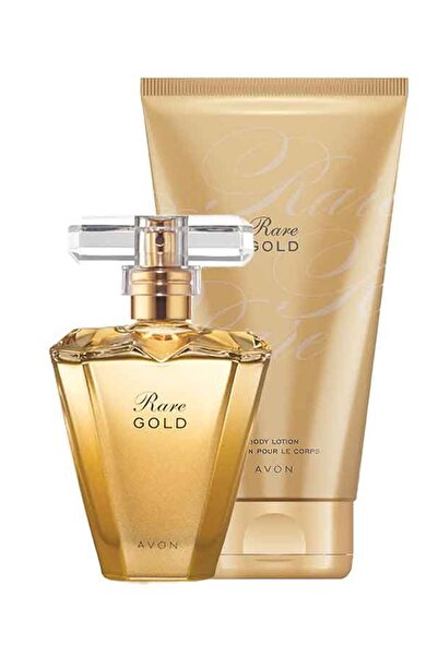 AVON Rare Gold Kadın Parfüm Vücut Losyonu Set
