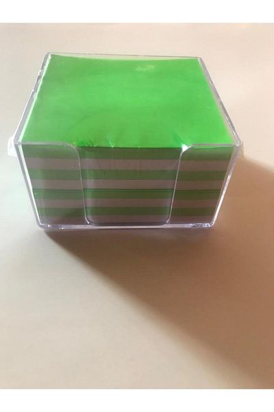 ETG E Ticaret Güzergahı Arc Cube Block Plastic Boxed Phosphorescent Green Color 8.5*8.5 Cm Colorful