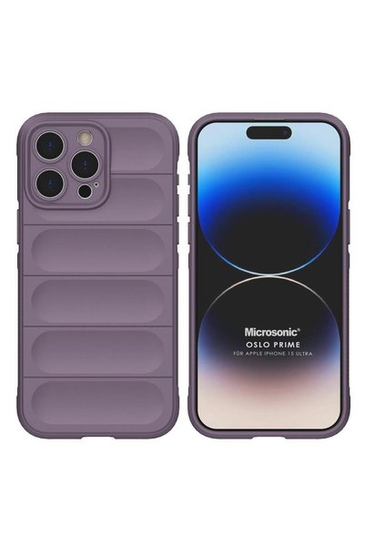 Microsonic Apple iPhone 15 Pro Max Case Oslo Prime Lilac