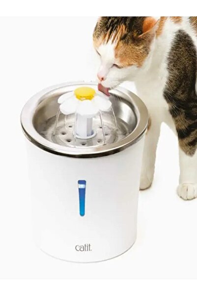 Catit 2.0 Flower Fountain Çelik Hazneli 3 Lt