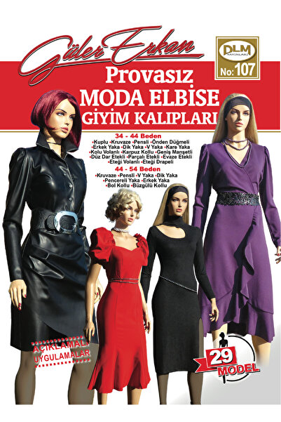 Güler Erkan Provasız Moda Elbise Giyim Kalıpları