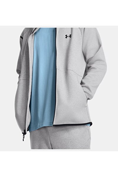 Under Armour Erkek UA Unstoppable Fleece Tam Boy Fermuarlı 1379806-011