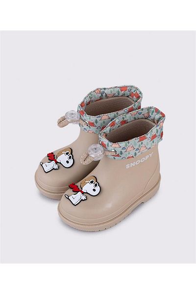 IGOR W10277 Bimbi Snoopy Igor Brand Boy's Rain Boots Beige