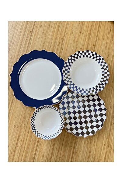 Pink&More Pink And More Lüx Yeni Model 24 Parça Yemek Takımı