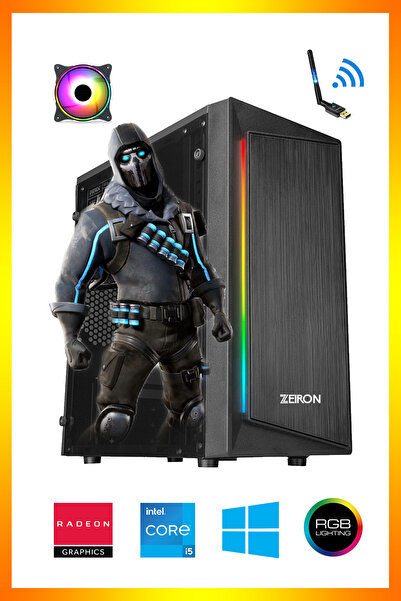Zeiron Rdx07 i5-4570 8GB RAM 256GB SSD+1TB HDD RX550 4GB Oyuncu Masaüstü Bilg...