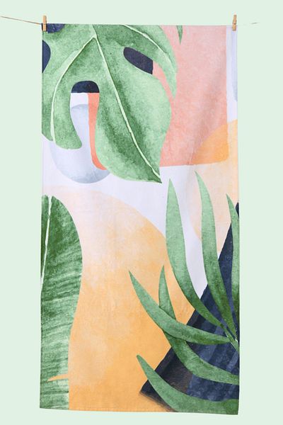 LAVENDIER Lavender Shine High Water Absorbent Beach Towel