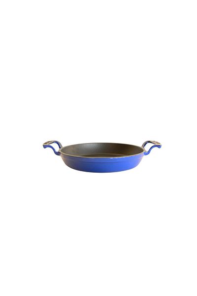 Lava Cast Iron Round Pan 20 Cm Blue