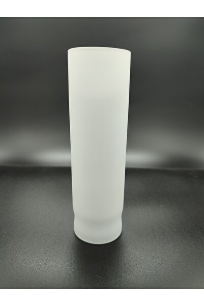 KUĞULU AVİZE CAMI.SİLİNDİR,BEYAZ.(E.14).alt çapı:4.50cm,h:15.50cm.