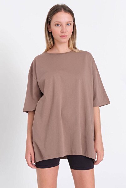 Addax Crew Neck Oversize Basic T-shirt P0911-j9