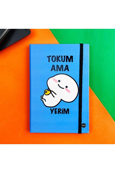 hediyeofisi My Tokum But My Place 2 Designed Elastic Notebook
