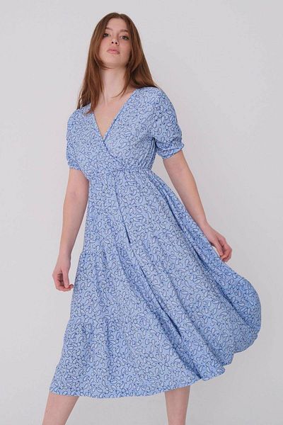 Addax Gemustertes Kleid E10158 - Z4