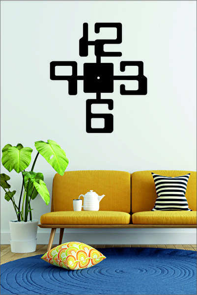 karbonsoft Duvar Saati Duvar Dekoru Lazer Kesim