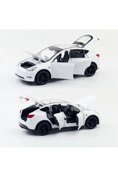 CarStore TESLA MODEL Y 1:32 MODEL MAKET ARABA BEYAZ