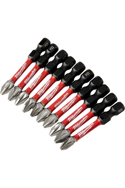 Milwaukee Shockwave PZ2 Tornavida Ucu 50 mm, 10 Adet