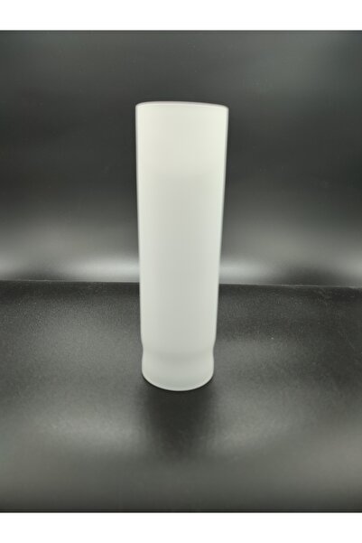 KUĞULU AVİZE CAMI.SİLİNDİR,BEYAZ.(E.14).alt çapı:4.50cm,h:15.50cm.