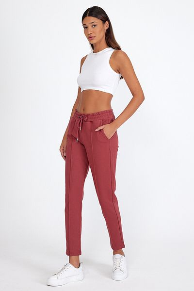Ramior Elegant and Stylish Elite Women's Trousers with Sewing Detail on the Front