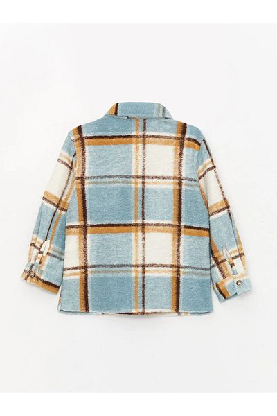 LC Waikiki LCW baby Long Sleeve Plaid Patterned Baby Boy Shirt Jacket