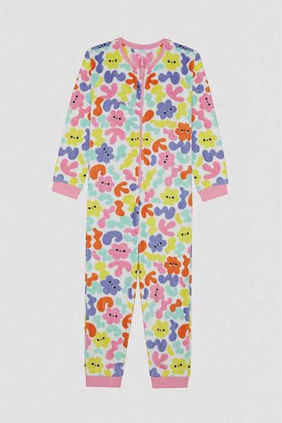 Penti Girl's Wiggle White Jumpsuit