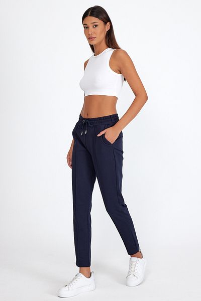 Ramior Elegant and Stylish Elite Women's Trousers with Sewing Detail on the Front