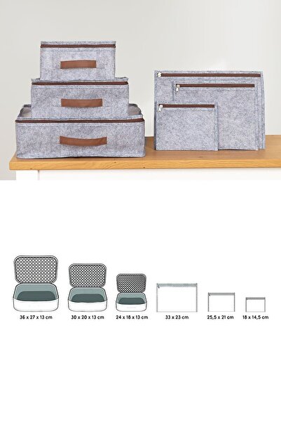 E-LİFE HOME Seyehat Öncesi Hazırlık Seti Gri