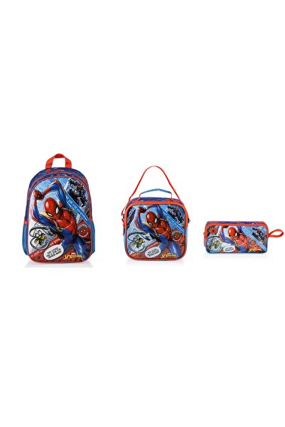 SPIDERMAN Kindergarten Bag HAWK JR SAVIOUR SCHOOL SET