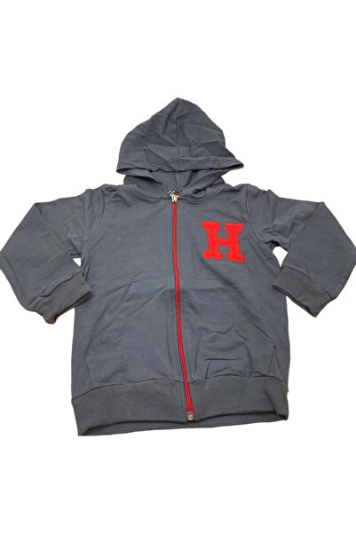 FLAWER Boy's 2-string cardigan with hood