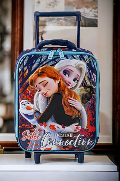 GENC DIJITAL BASKI Geantă pentru grădiniță Frozen - Conexiune cu cutie cu role