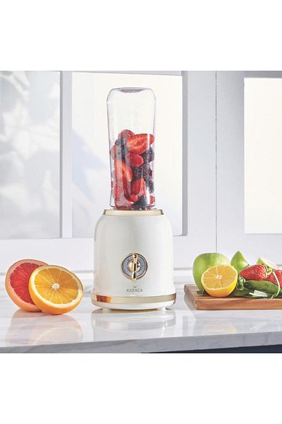 Karaca Retro Personal Personal Smoothie Blender Cream