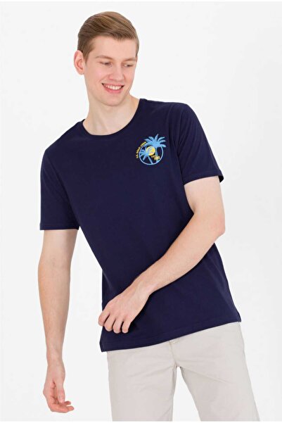 U.S. Polo Assn. Ανδρικό μπλουζάκι Navy Blue Crew Neck