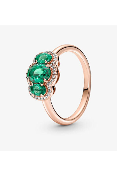 POSEİDONS JEWELLERY Üç Taşlı Vintage Yüzük