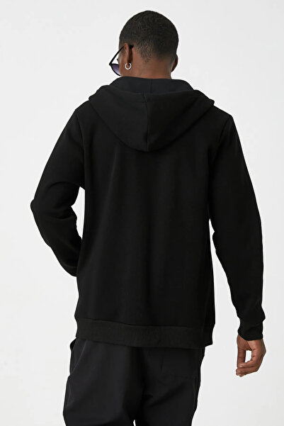citycenterfashion Ανδρικό μπλουζάκι με φερμουάρ Basic Hooded Unprinted 2 Threadless Μπουφάν με κουκούλα cty-ctn-27032