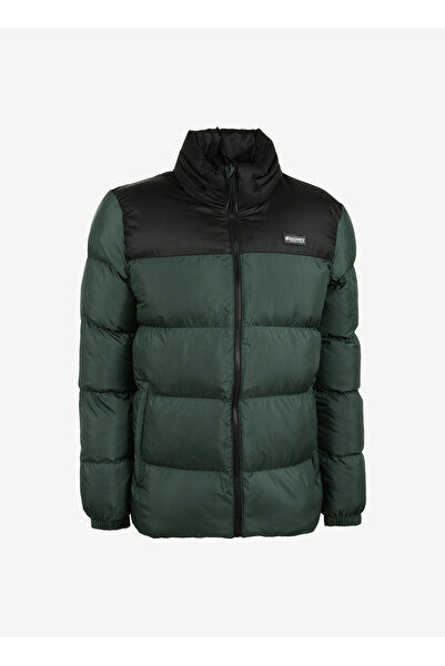 New Brand Koyu Yeşil - Siyah Erkek Mont STORM