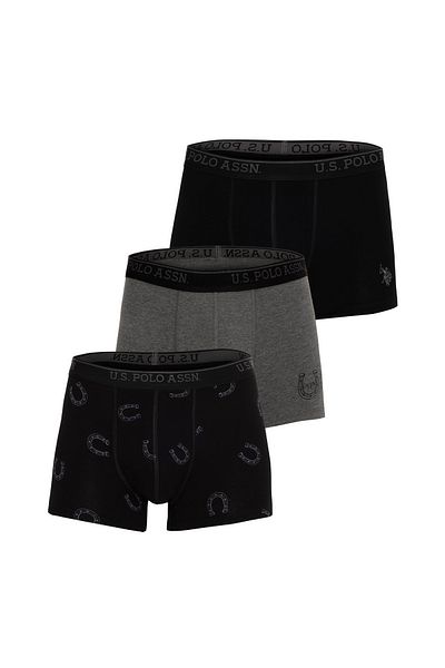 U.S. Polo Assn. Η.Π.Α. Polo Assn. 80304 Μοντέλο Μαύρο Ανδρικό Μποξερ - BOXER