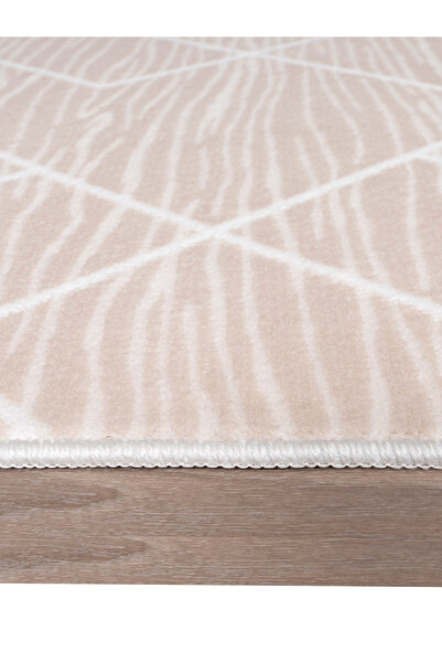 ALgorand Home Washable Non-Slip Base Beige Living Room Carpet Kitchen Carpet Runner