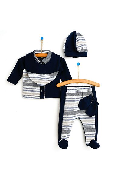 Mymio Newborn 5-Piece Strap Hospital Exit Baby Boy
