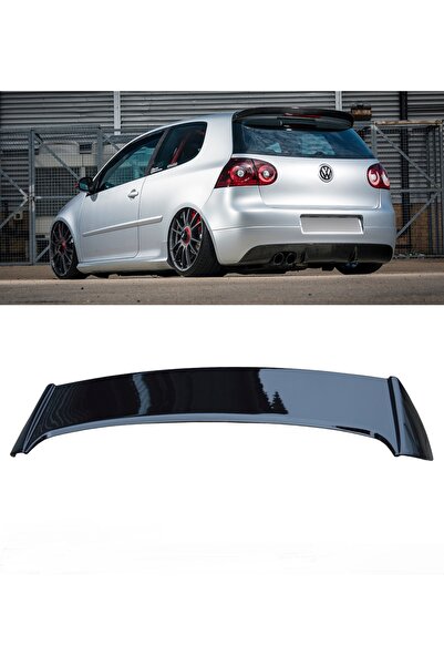 X POWER TUNİNG vw golf 5 2004-2009 Uyumlu mk5 plastik parlak siyah r32 spoiler