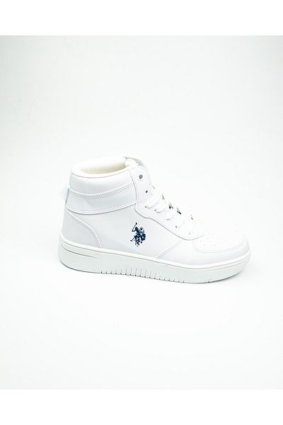 U.S. Polo Assn. Adidași albi pentru copii