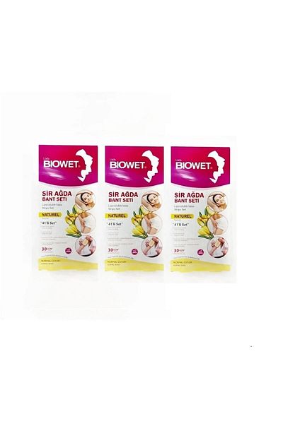 biowet Sir Wax Tape Natural 41pcs x 3 Pieces