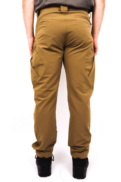 KORDAK Тактичні водовідштовхувальні штани з еластаном - Штани для трекінгу та активного відпочинку - Бежево-чорні хакі