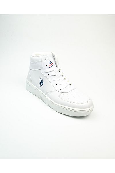 U.S. Polo Assn. Adidași albi pentru copii