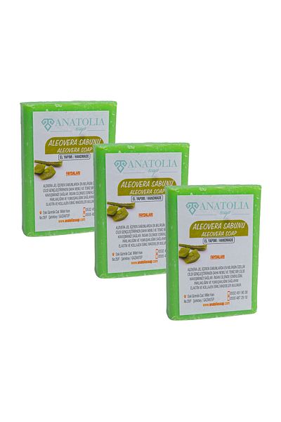 Anatolia Soap 3 Natural Aloe Vera Soaps