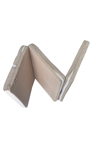 Vip Home Concept Vip Katlanır Yer Yatağı (8 CM KALIN)Sünger Yatak 80x180x8 CM-KREM