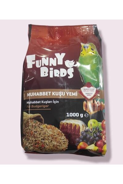 Funny Birds Ballı Muhabbet Kuşu Yemi 1 Kg