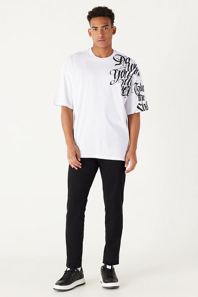 AC&Co / Altınyıldız Classics Ανδρικό μπλουζάκι 100% βαμβακερό εμπριμέ με στάμπα