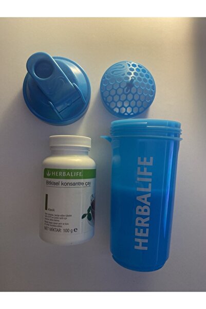 Herbalife Konstra Çay 1 Adet 1 Adet Süper Mavi Shaker